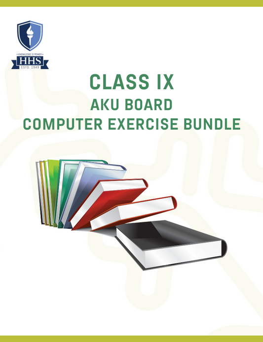AKU EB Exercise Class IX Computer Bundle 2024-25
