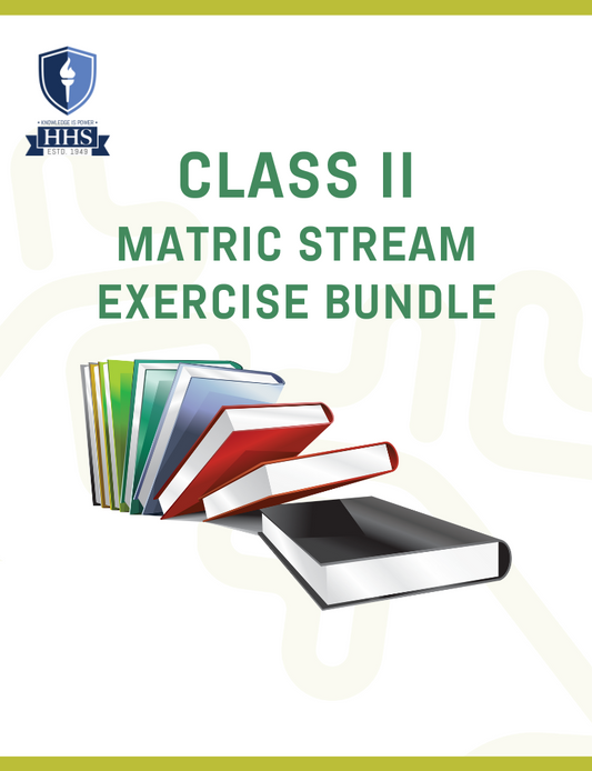 Matric Exercise Class II Bundle 2024-25