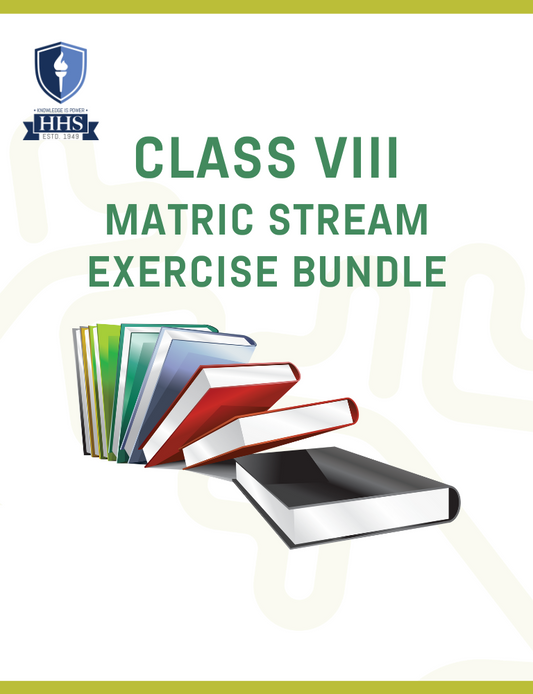 Matric Exercise Class VIII Bundle 2024-25