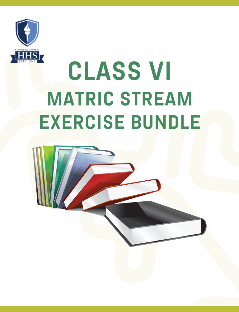 Matric Exercise Class VI Bundle 2024-25