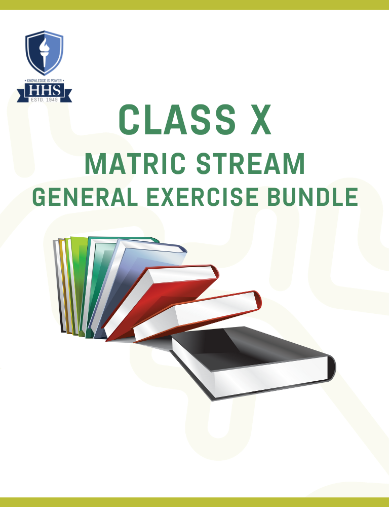Matric Exercise Class X General Bundle 2025-26
