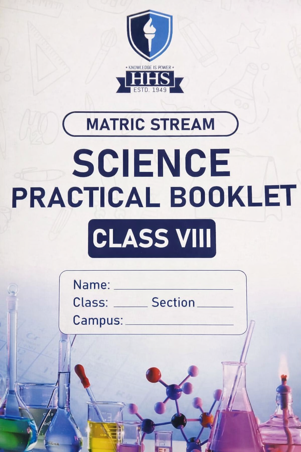 Class VIII - Matric - Science Practical Booklet