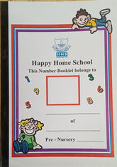 Pre-Nursery Number Booklet