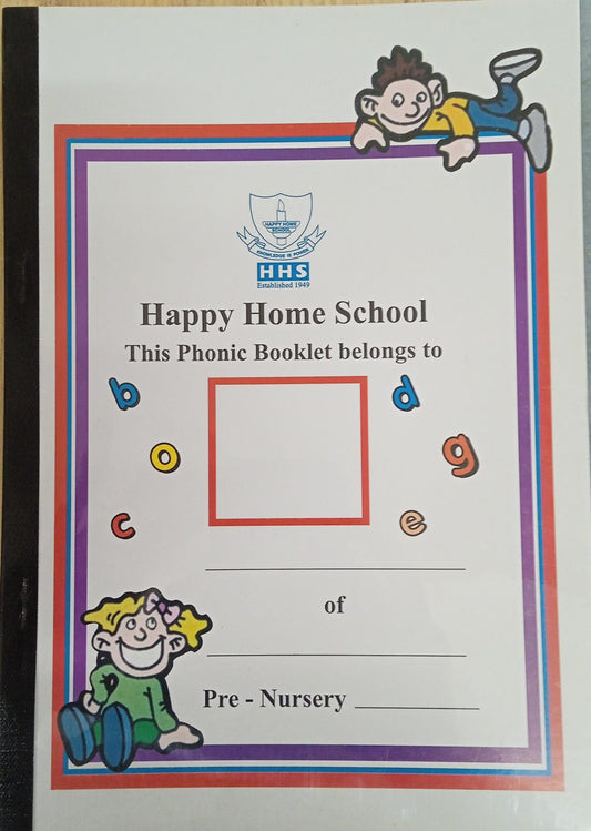 Pre-Nursery English Booklet