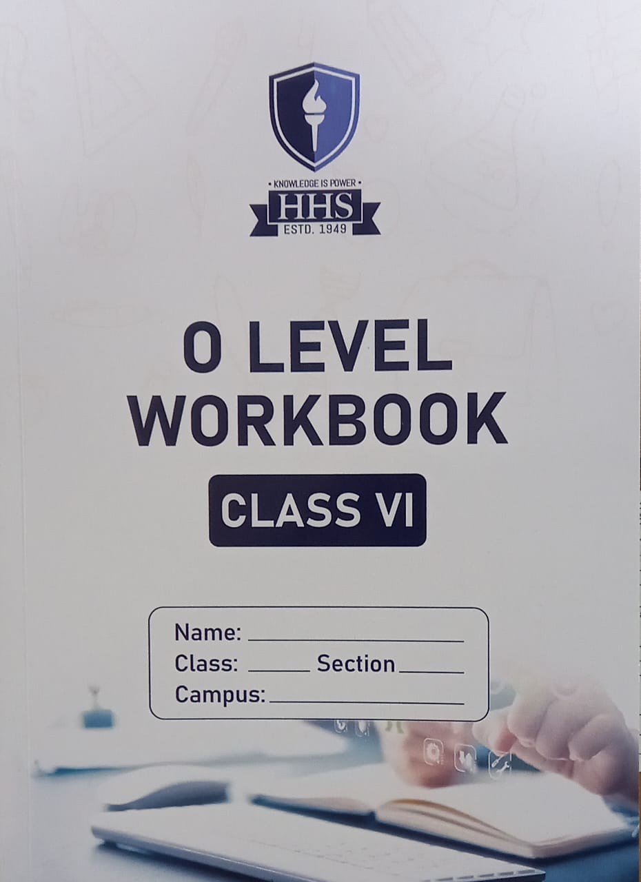 Class VI O Level HHS Workbook for multiple subjects