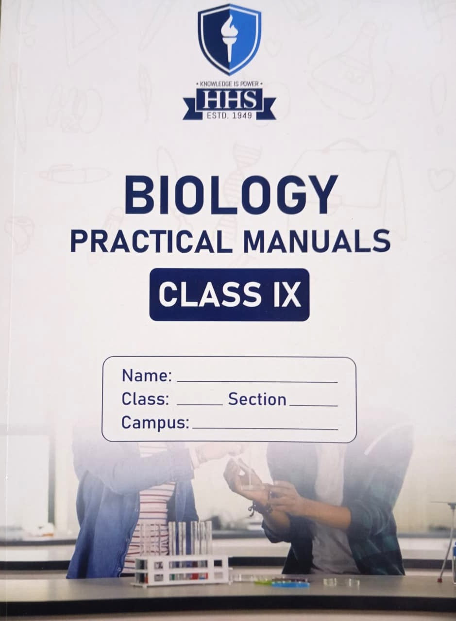 Class IX-Matric-Biology Practical Manual