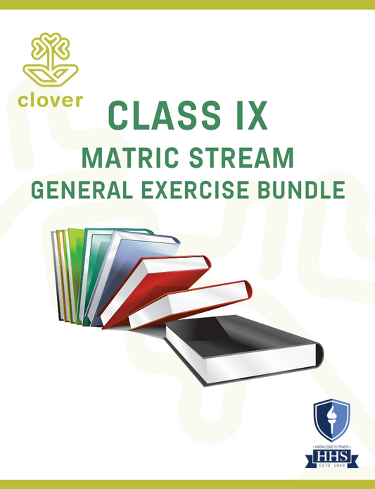 Matric Exercise Class IX General Bundle 2023-24