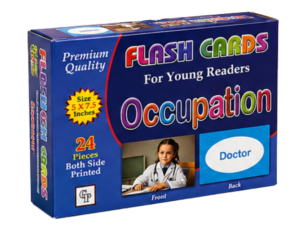 Kids Learning Flash Cards (Pack of 5)