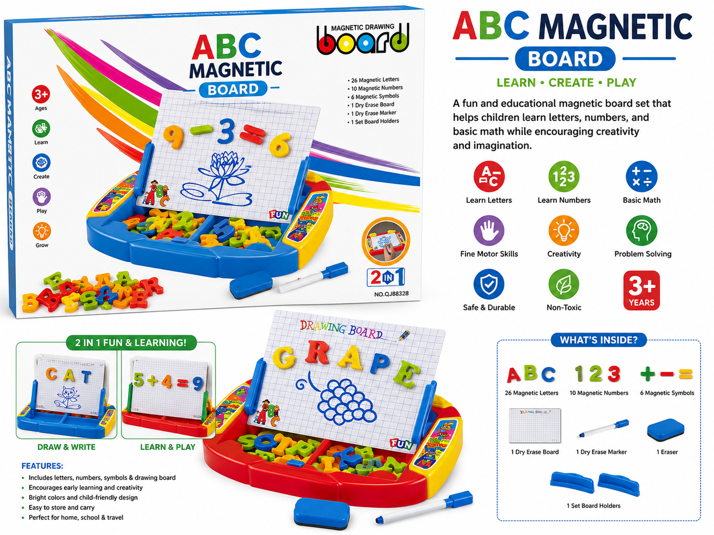 ABC Magnetic Board