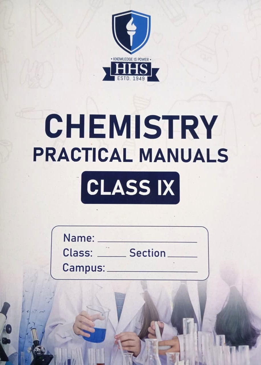 Class IX-Matric-Chemistry Practical Manual