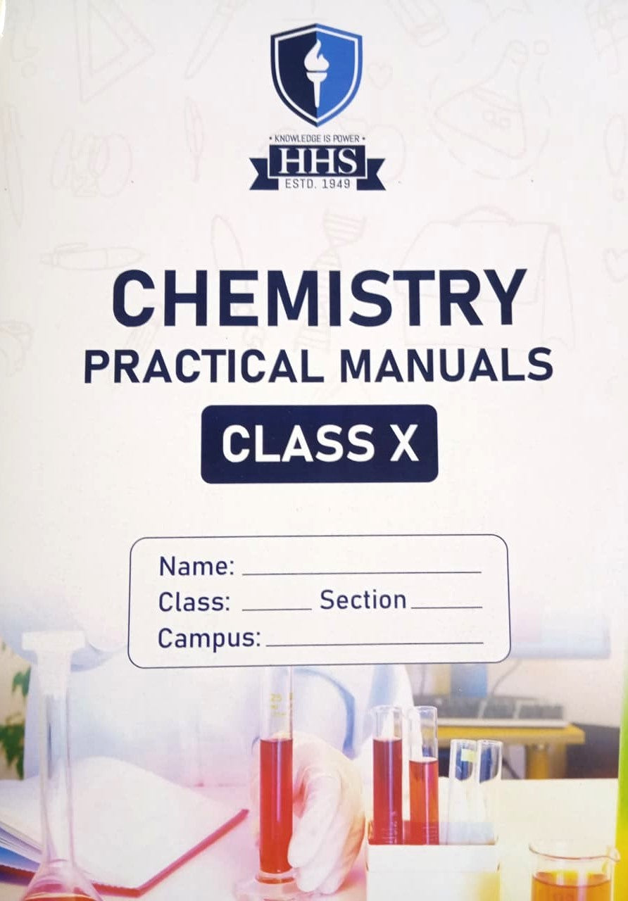 Class X-Matric-Chemistry Practical Manual