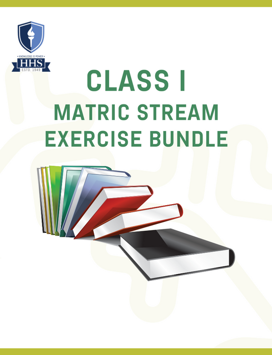 Matric Exercise Class I Bundle 2025-26
