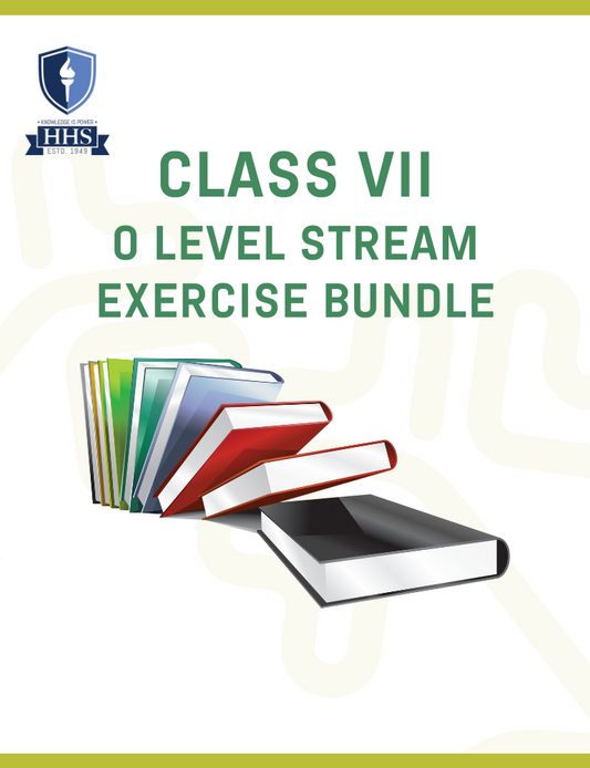 O Level Exercise Class VII Bundle 2025-26