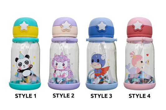 Doodle Deer Sippy Water Bottle
