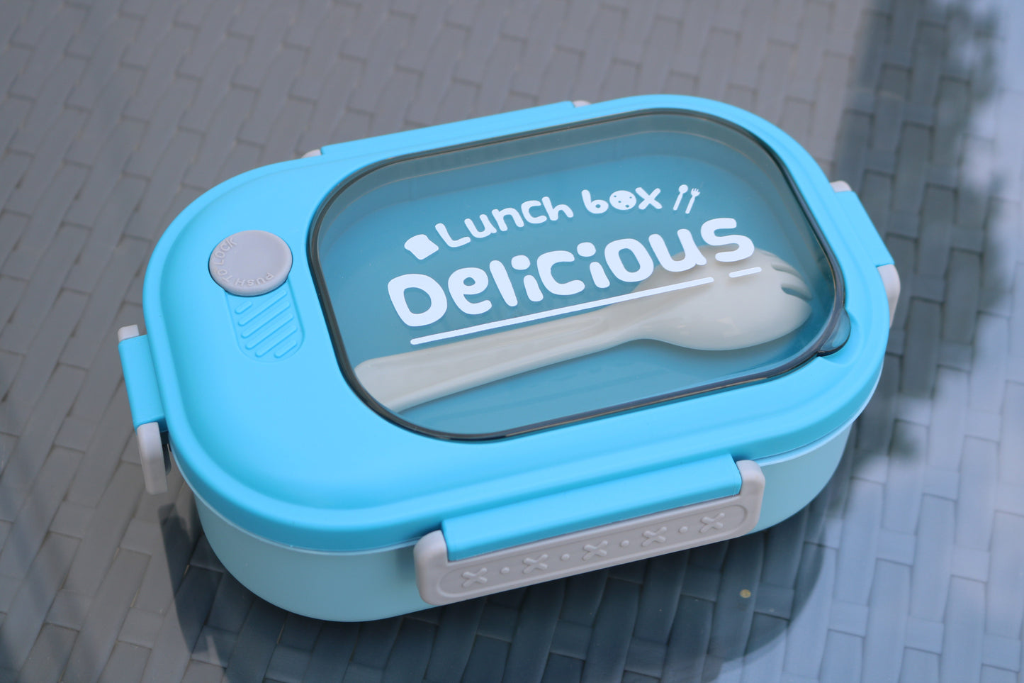 Tote Lunch Box with spoon