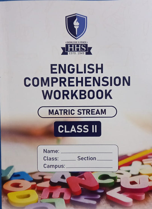 Class II Matric English Comprehension Workbook