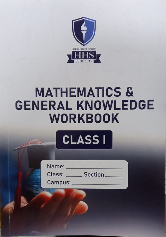 Class I Math and GK Workbook