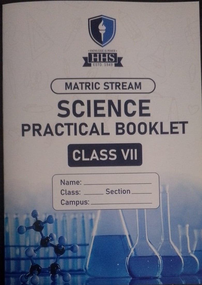 Class VII - Matric - Science Practical Booklet