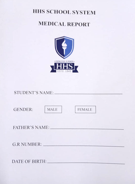 Medical Report Book