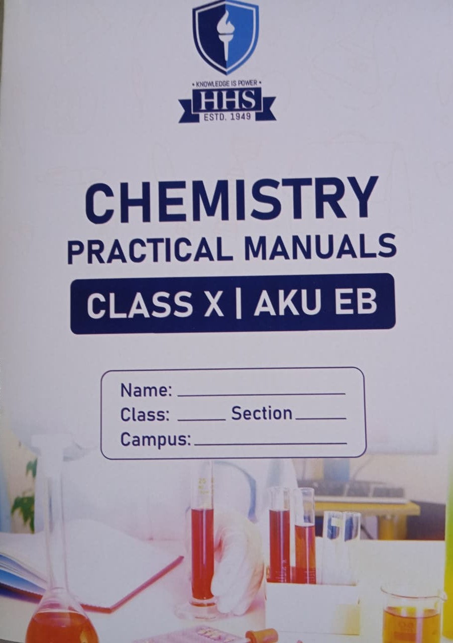 AKU Class X Chemistry Practical Manual