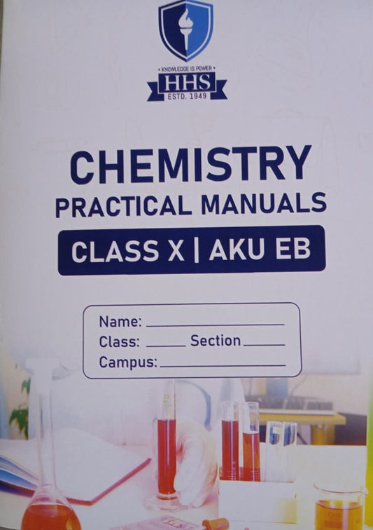 AKU Class X Chemistry Practical Manual