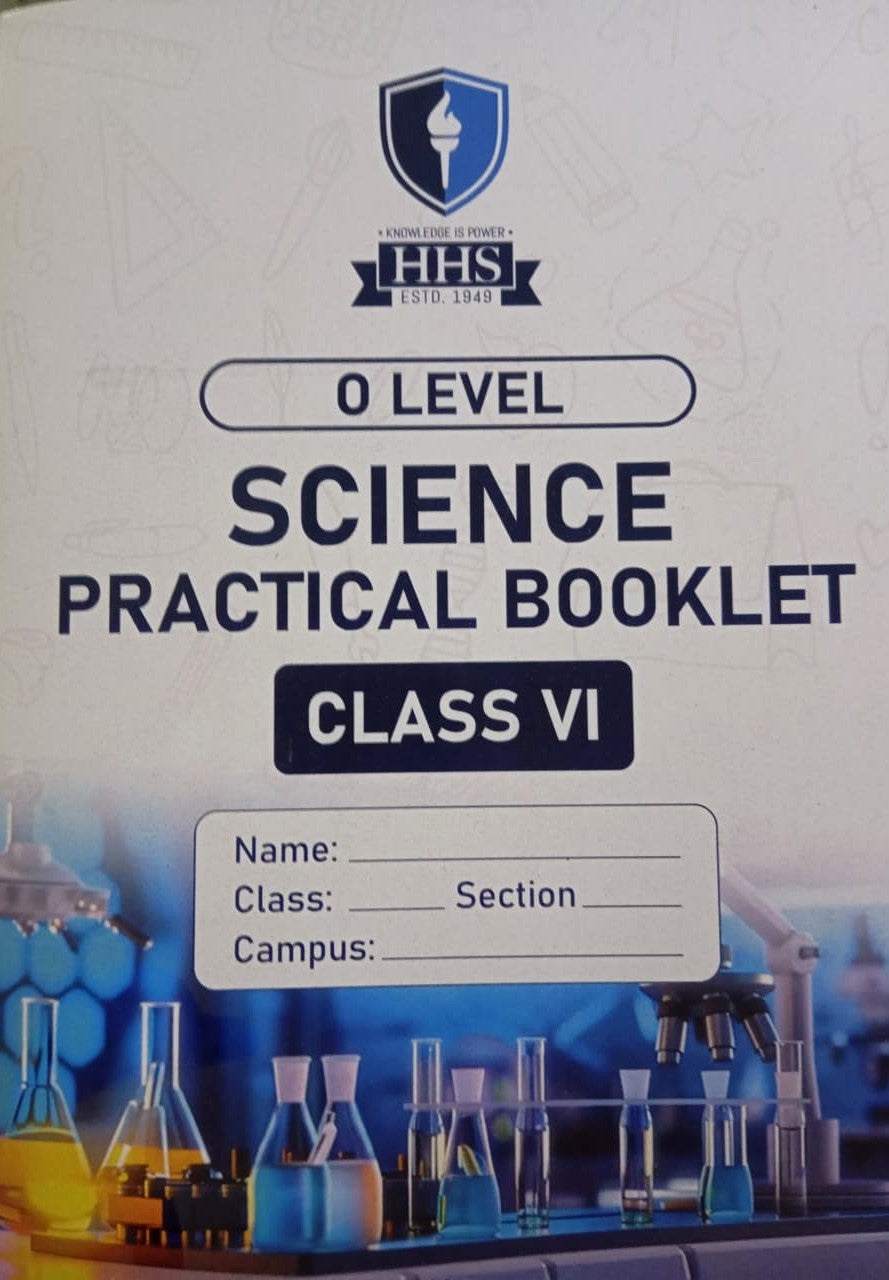 Class VI - O Level - Science Practical Booklet