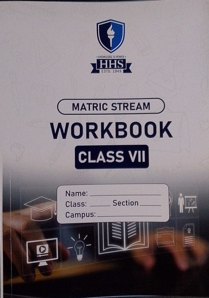 Class VII Matric HHS Workbook for Multiple Subjects