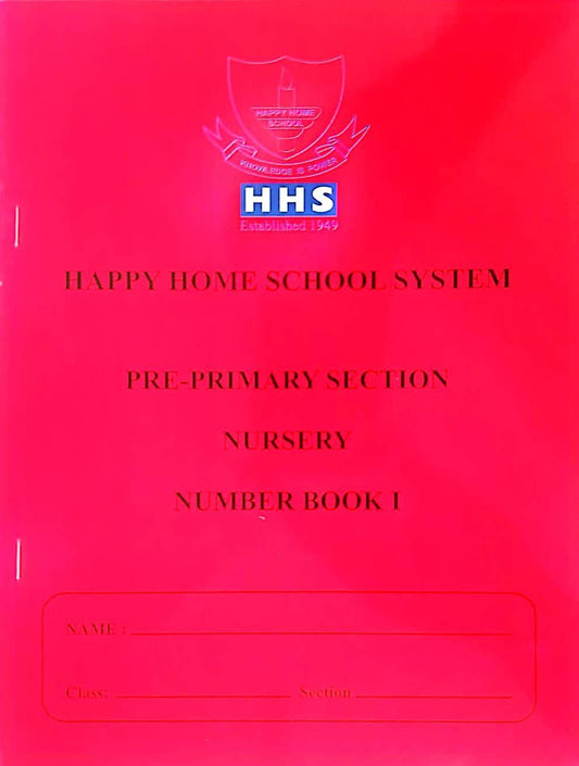 Nursery Number Workbook 1st Term