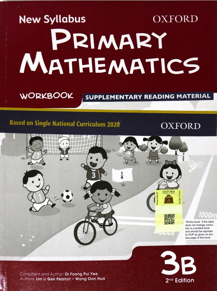 Primary Mathematics 3B Workbook